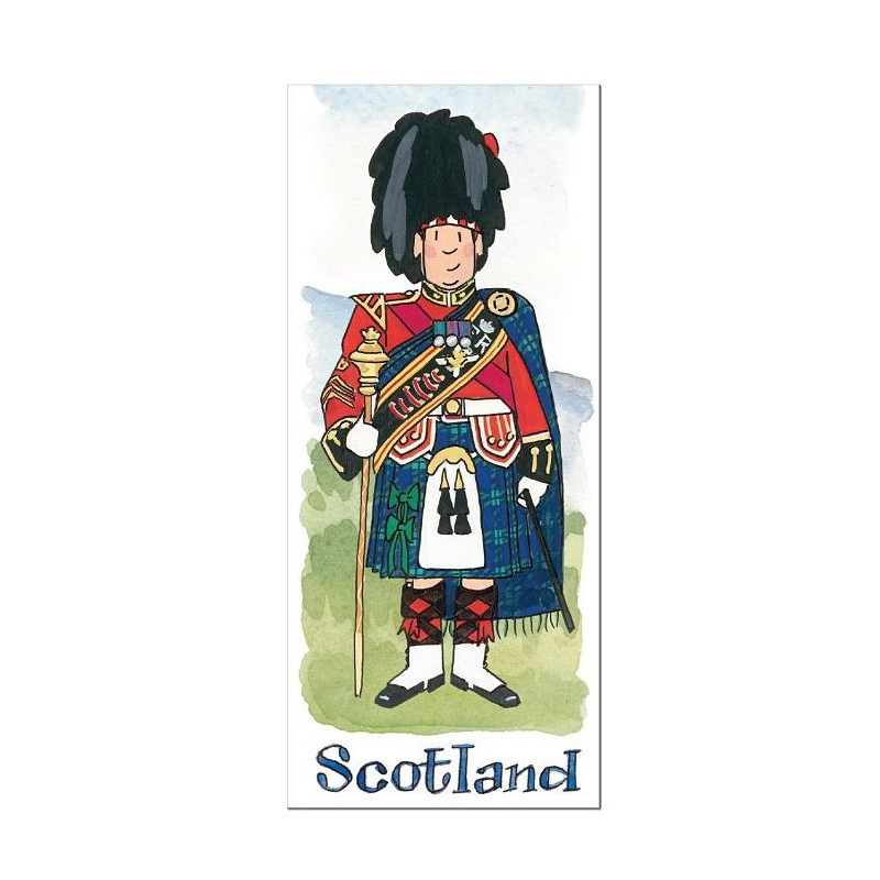 Scottish Drum Major Bookmark
