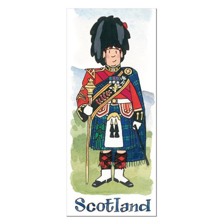 Scottish Drum Major Bookmark