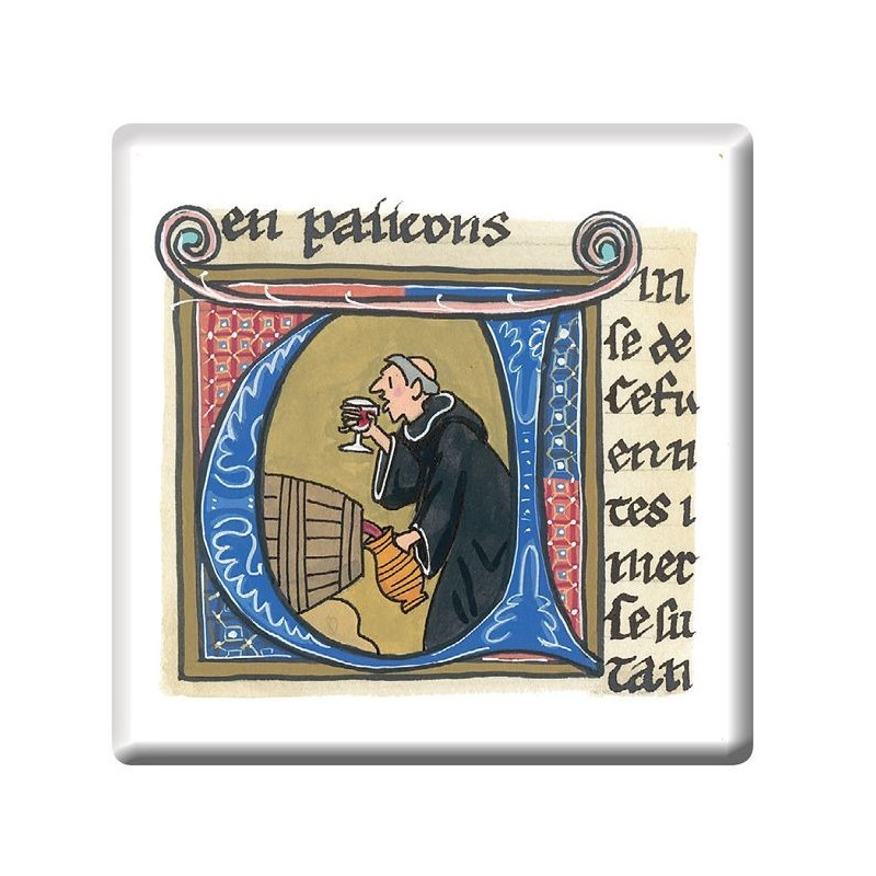 Monks Illumination Fridge Magnet