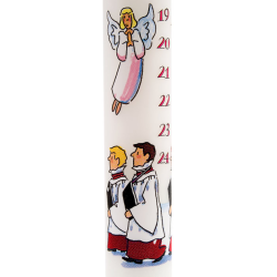 Choir Boys Red Advent Candle  2