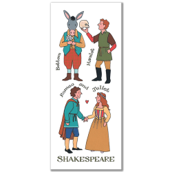 Shakespeare Characters Bookmark 
