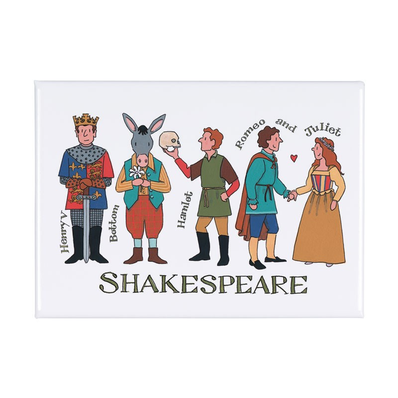 Shakespeare Characters Fridge Magnet | Alison Gardiner