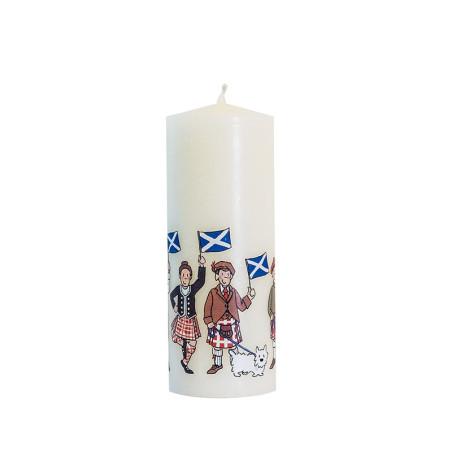 Alison Gardiner Designs Ltd | St Andrew’s Flag Candle