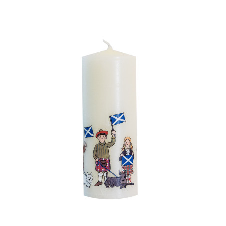 Alison Gardiner Designs Ltd | St Andrew’s Flag Candle