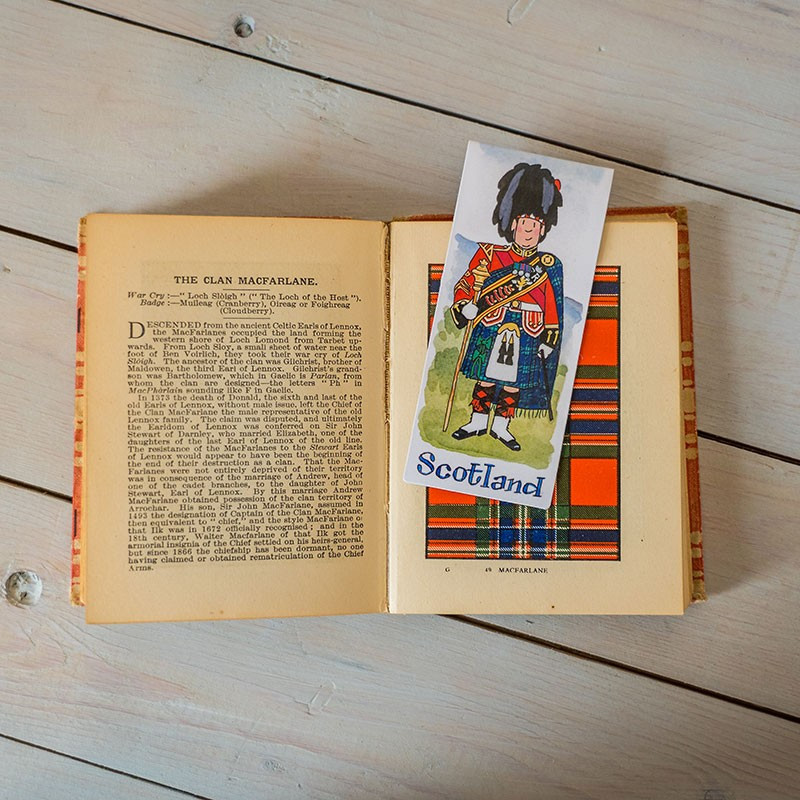 Scottish Drum Major Bookmark