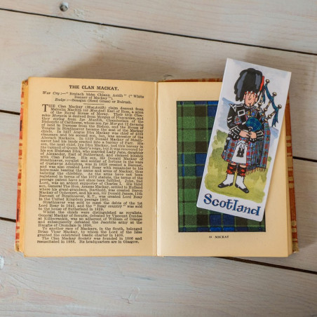 Scottish Piper Major Bookmark