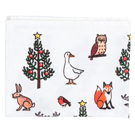 Alison Gardiner Designs | Winter Wildlife Tea Towel