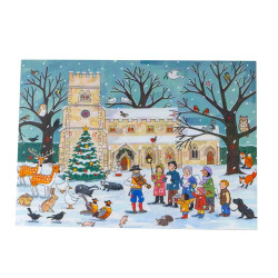 Winter Wildlife Advent Calendar Card 2