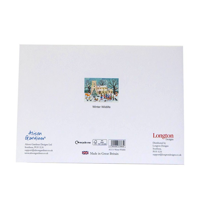 Alison Gardiner Designs Ltd | Winter Wonderland Advent Calendar Card