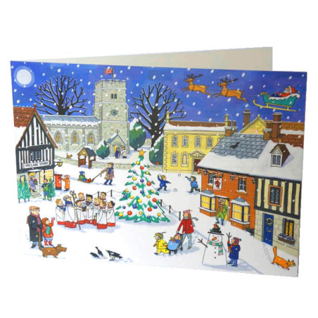 Alison Gardiner Designs Ltd | Christmas in the Village Christmas Cards