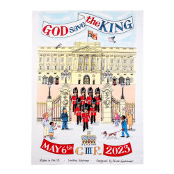 King Charles III Coronation Tea Towel