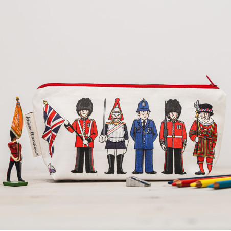 Alison Gardiner Designs Ltd | London Figures Cosmetic Bag / Pencil Case