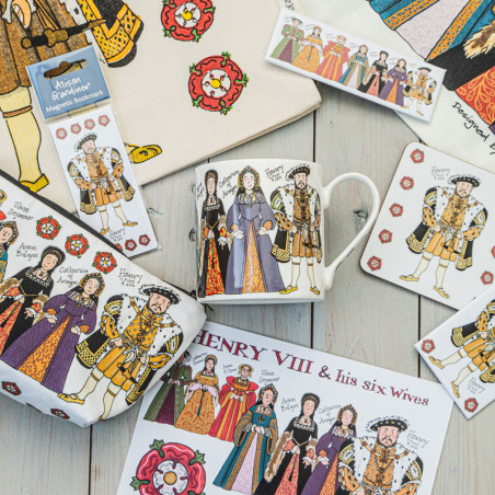 Henry VIII and his Six Wives Tote Bag | Alison Gardiner