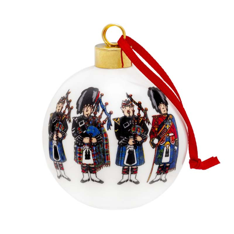 Scottish Pipers Bauble