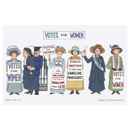 Suffragette Tea Towel | Alison Gardiner
