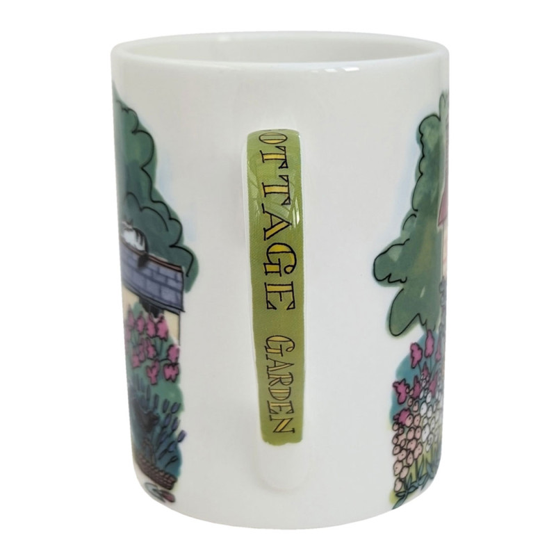 This Cottage Garden mug depicts the quintessentially English garden style with it’s informal and colourful planting- a mix of fl