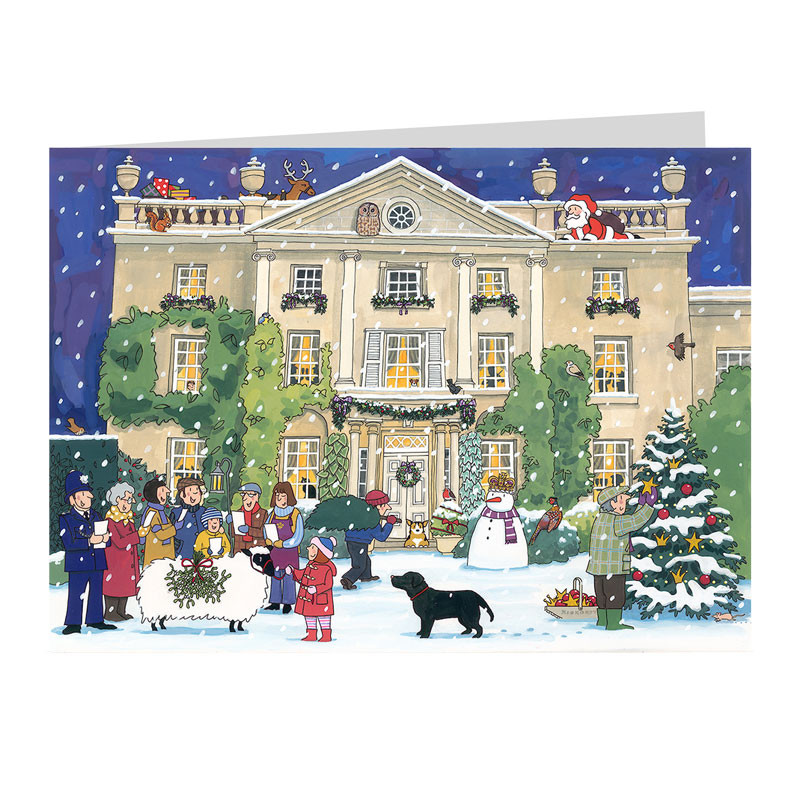 Highgrove House at Christmas Advent Calendar Card