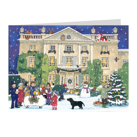 Highgrove House at Christmas Advent Calendar Card