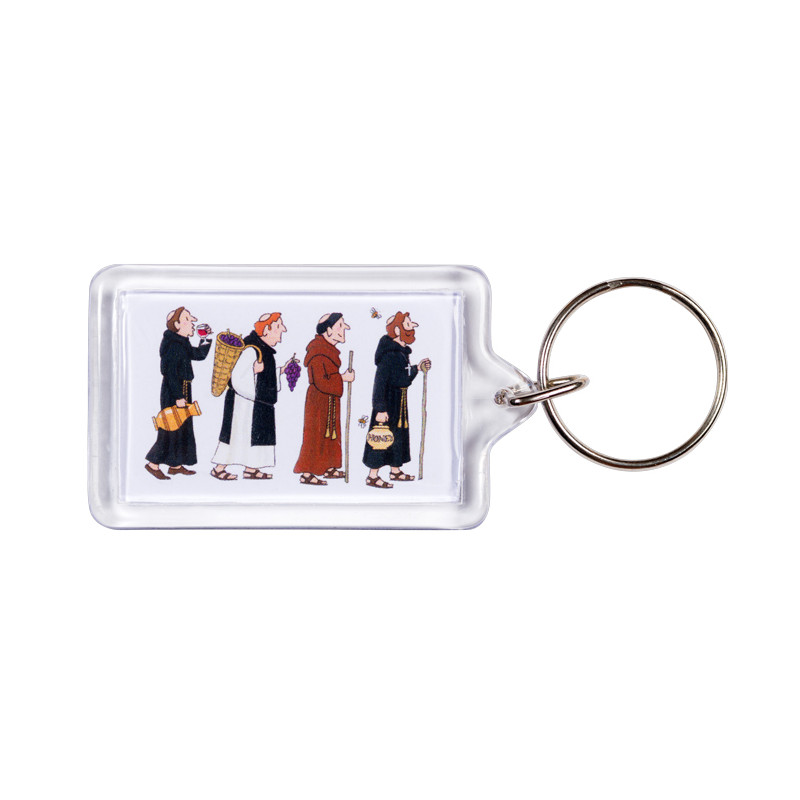 Monks Procession Keyring