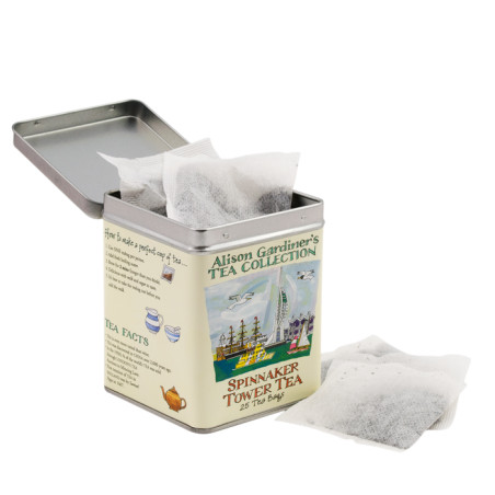 Spinnaker Tower Tea Caddy Afternoon Blend | Alison Gardiner