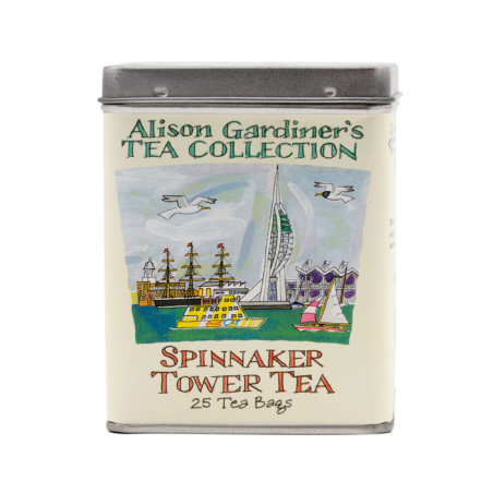 Spinnaker Tower Tea Caddy Afternoon Blend | Alison Gardiner