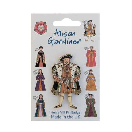 Henry VIII Pin Single Badge | Alison Gardiner