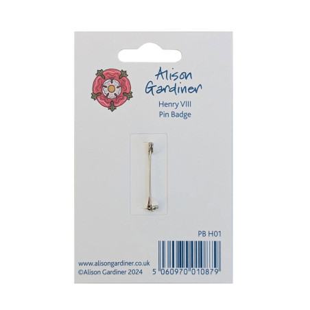 Henry VIII Pin Single Badge | Alison Gardiner
