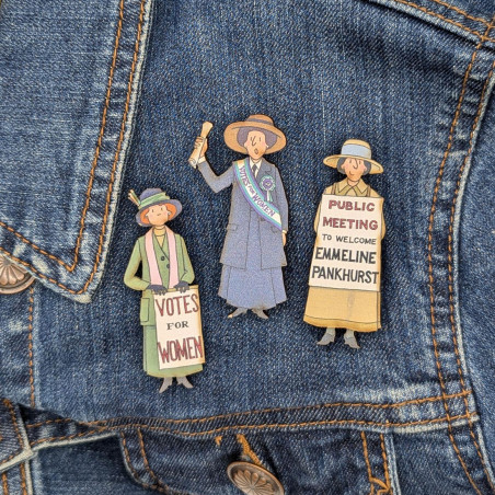 Suffragette UK Set of 3 Pin Badges | Alison Gardiner