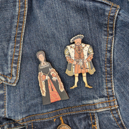 Henry VIII Pin Single Badge | Alison Gardiner