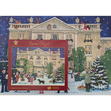 Highgrove House at Christmas Jigsaw Puzzle | Alison Gardiner