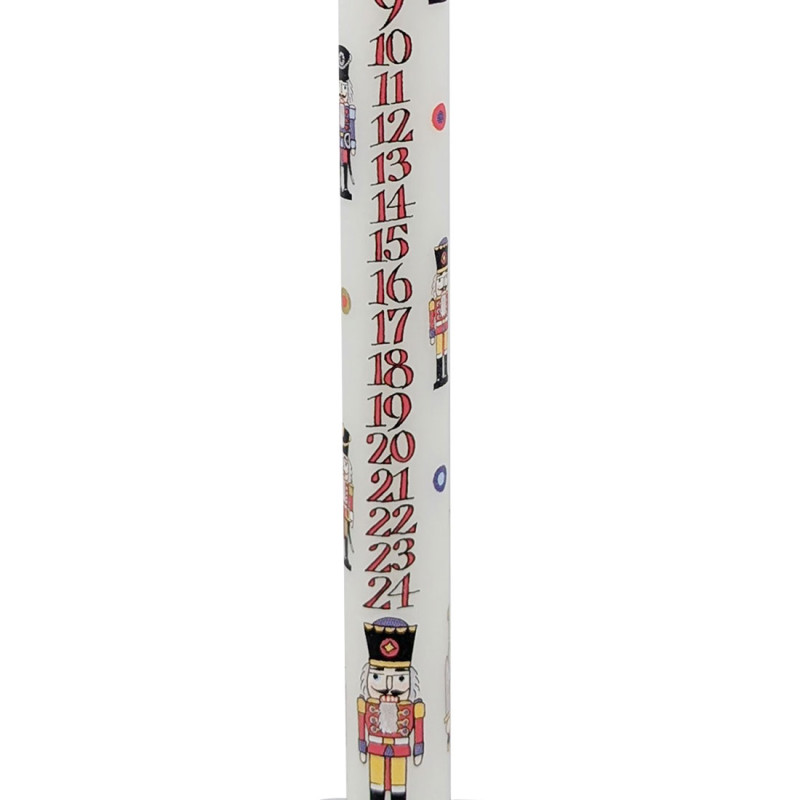Nutcracker Christmas Dinner Advent Candle | Alison Gardiner