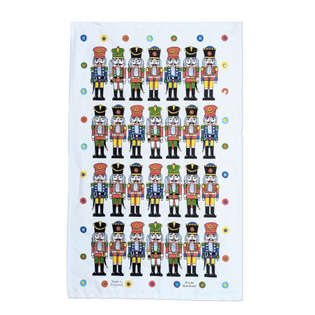 Nutcracker Christmas Tea Towel