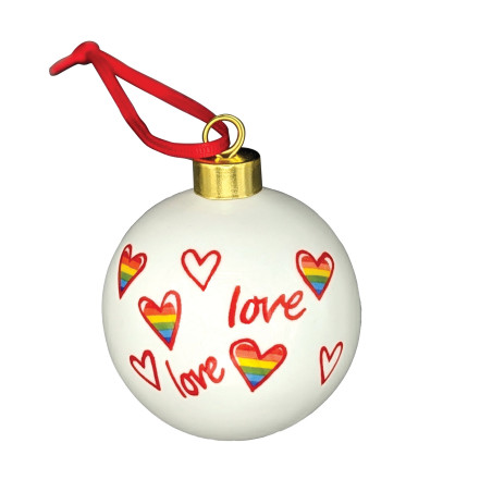 Love Heart Bauble | Alison Gardiner