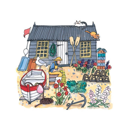 Fisherman's Garden Greeting Card