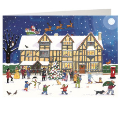 Christmas at the Old Town House Advent Calendar Card