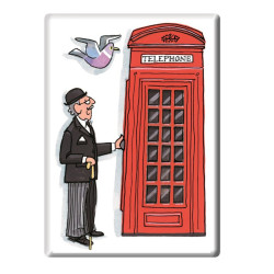Telephone Box Fridge Magnet