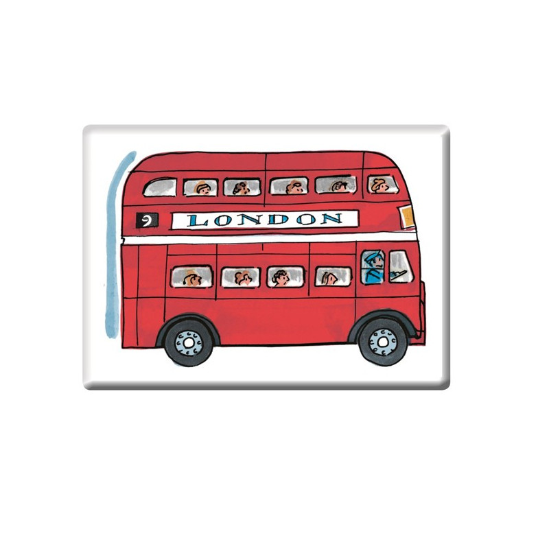 London Bus Fridge Magnet