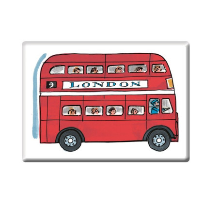 London Bus Fridge Magnet