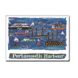 Portsmouth Harbour Fridge Magnet