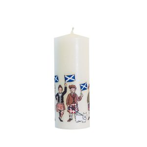 St Andrew's Flag Mini Pillar Candle
