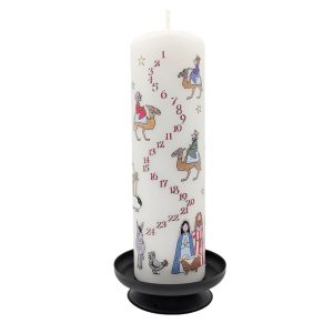 Nativity Large Pillar Advent Candle