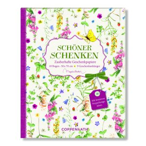 Garden Flowers Wrapping Paper Book
