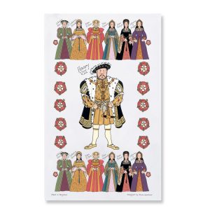 Henry Viii And His Six Wives Tea Towel